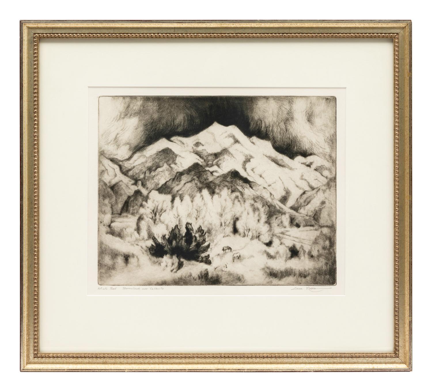 Storm Clouds Over Vallecito , Artist's Proof