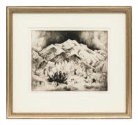 Storm Clouds Over Vallecito , Artist's Proof
