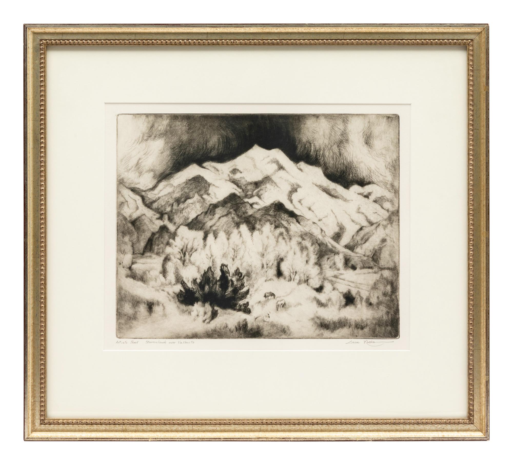 Storm Clouds Over Vallecito , Artist's Proof