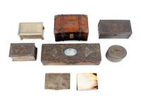 A Miscellaneous Group of Eight Boxes — 19TH/20TH CENTURY