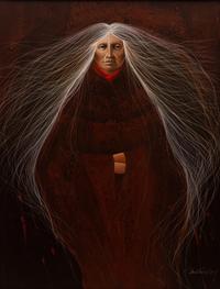 Portrait of Native American Woman
