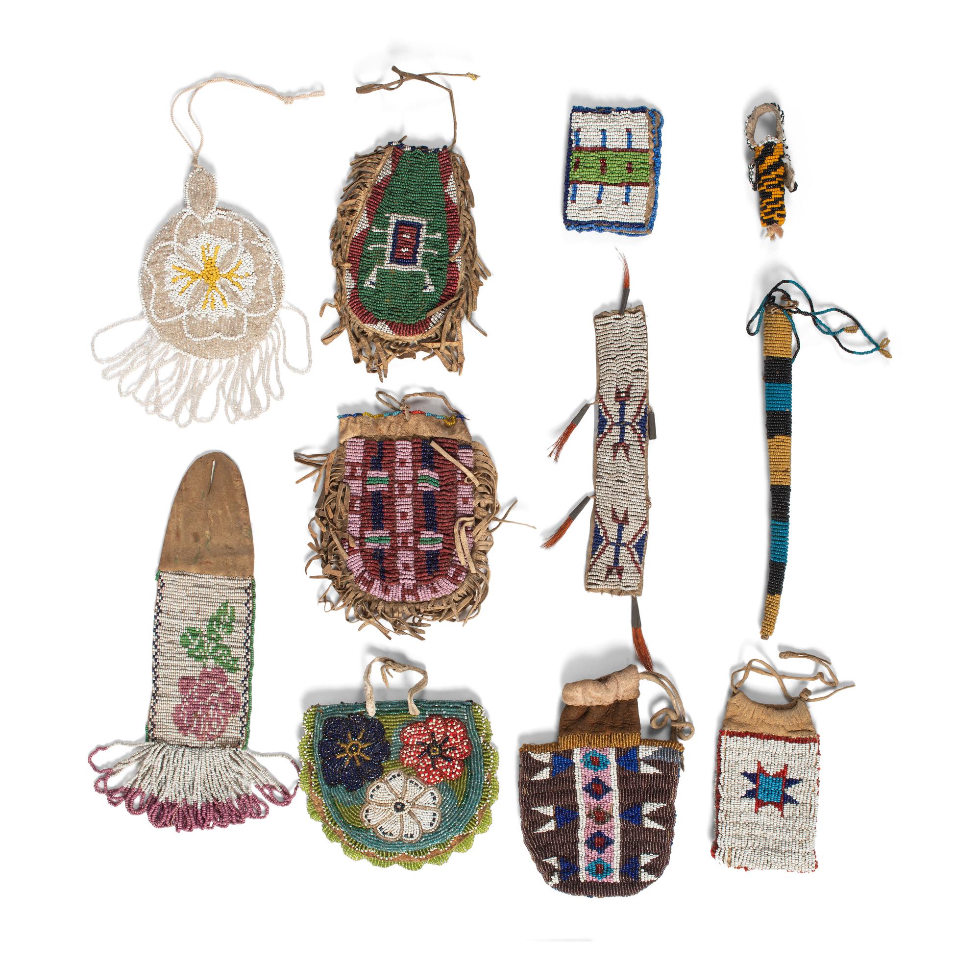 Assorted Collection of Plains and Plateau Beadwork