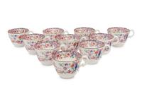 A Derby Transfer-Decorated Ironstone Dinner Service