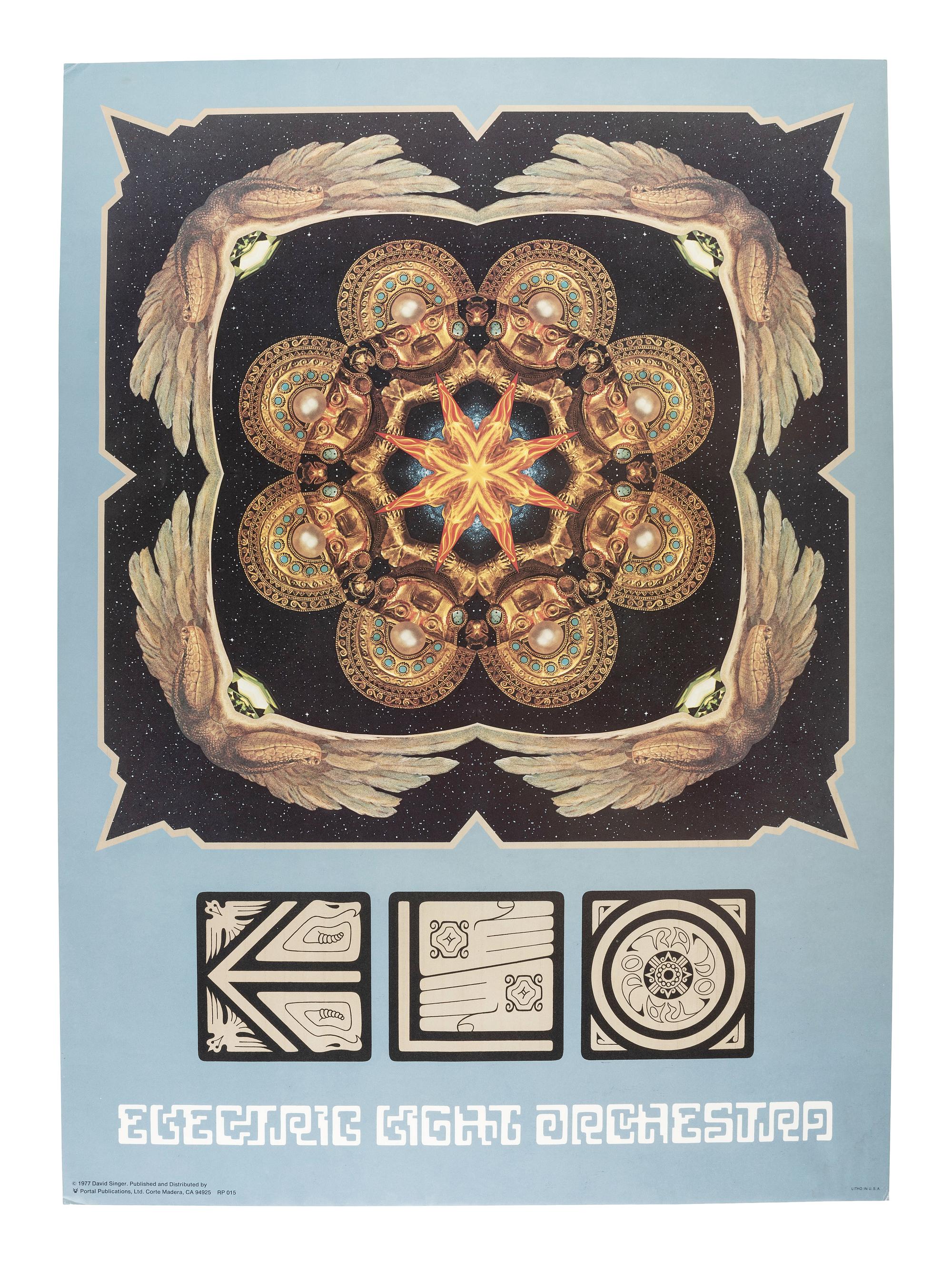 [MUSIC] -- [POSTERS]. SINGER, David, artist. A group of 2 posters promoting shows by The Who and Electric Light Orchestra, comprising: