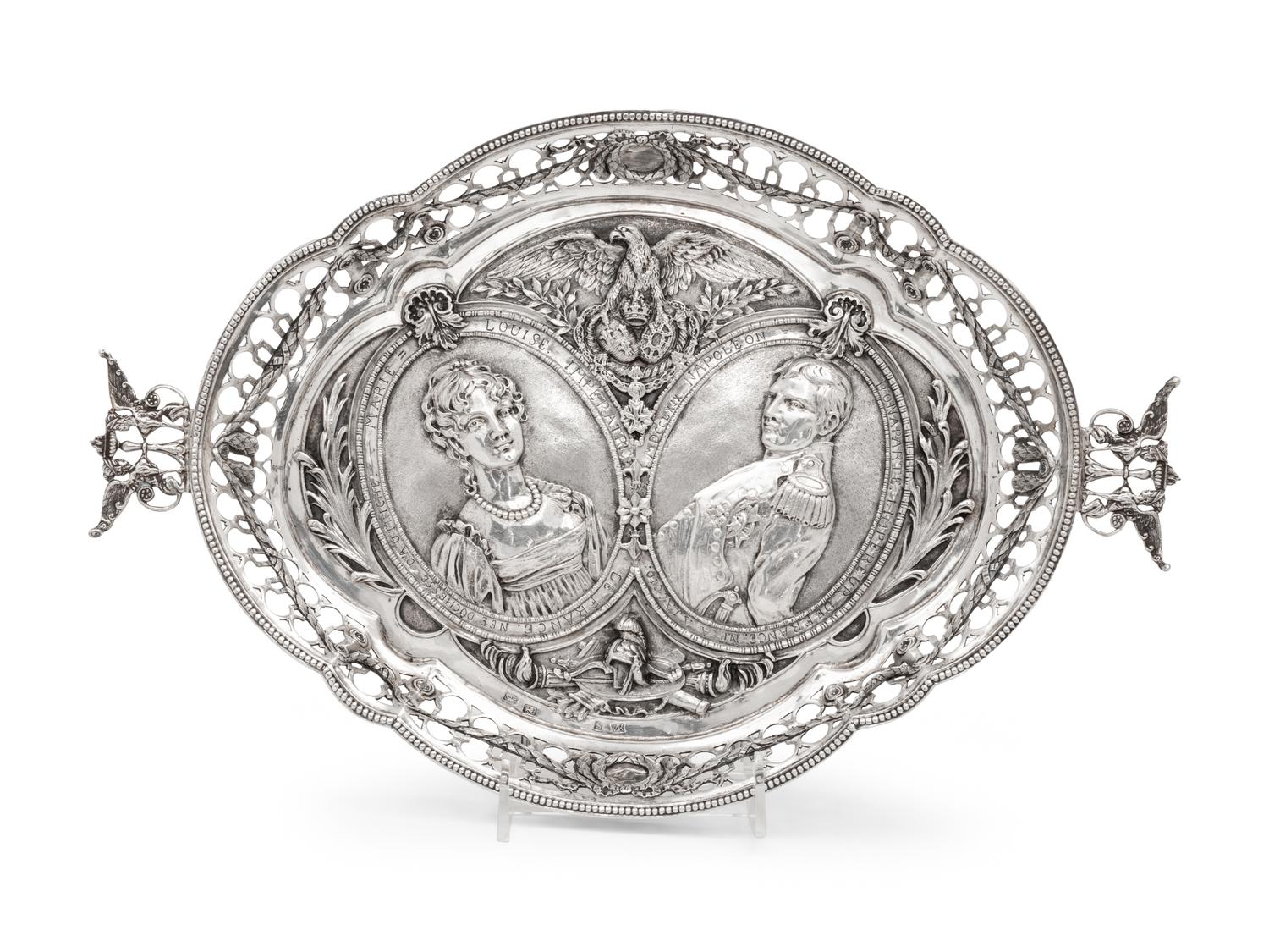 A Continental Silver Centerpiece Basket