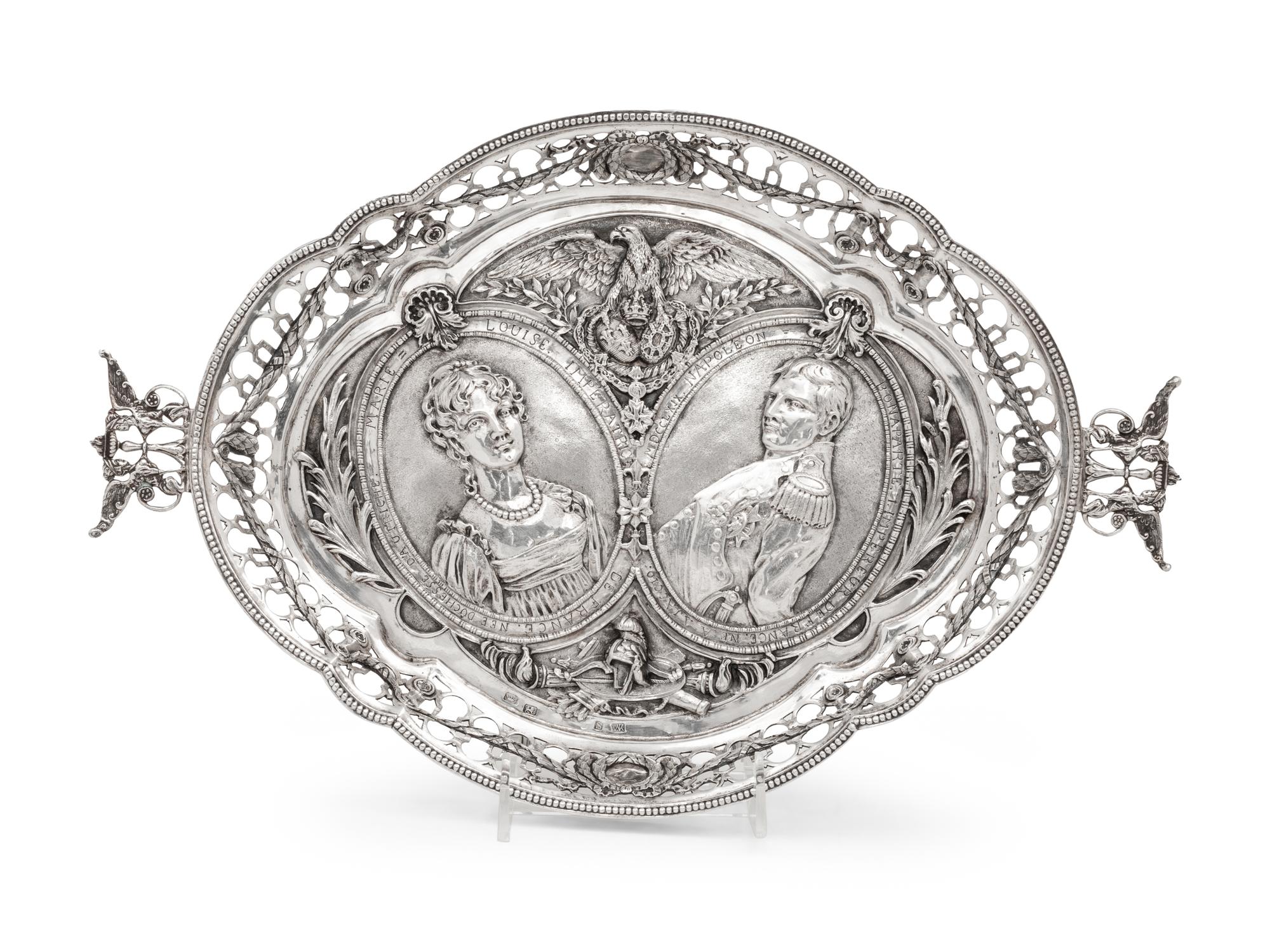 A Continental Silver Centerpiece Basket