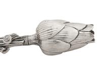 An Italian Silver Artichoke-Form Pepper Mill