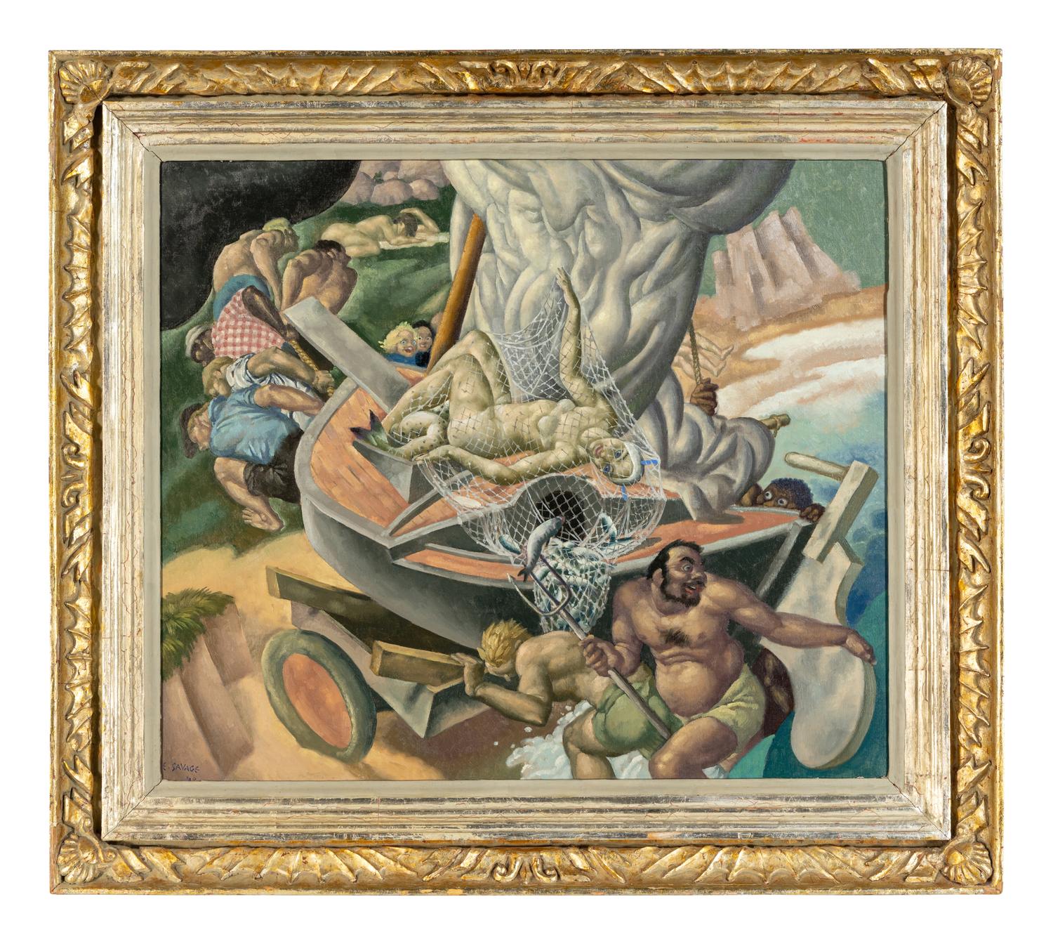 The Fisherman (Woman in Net) , 1948