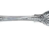 An Extensive Russian Silver and Silver-Gilt Flatware Service in Original Fitted Case