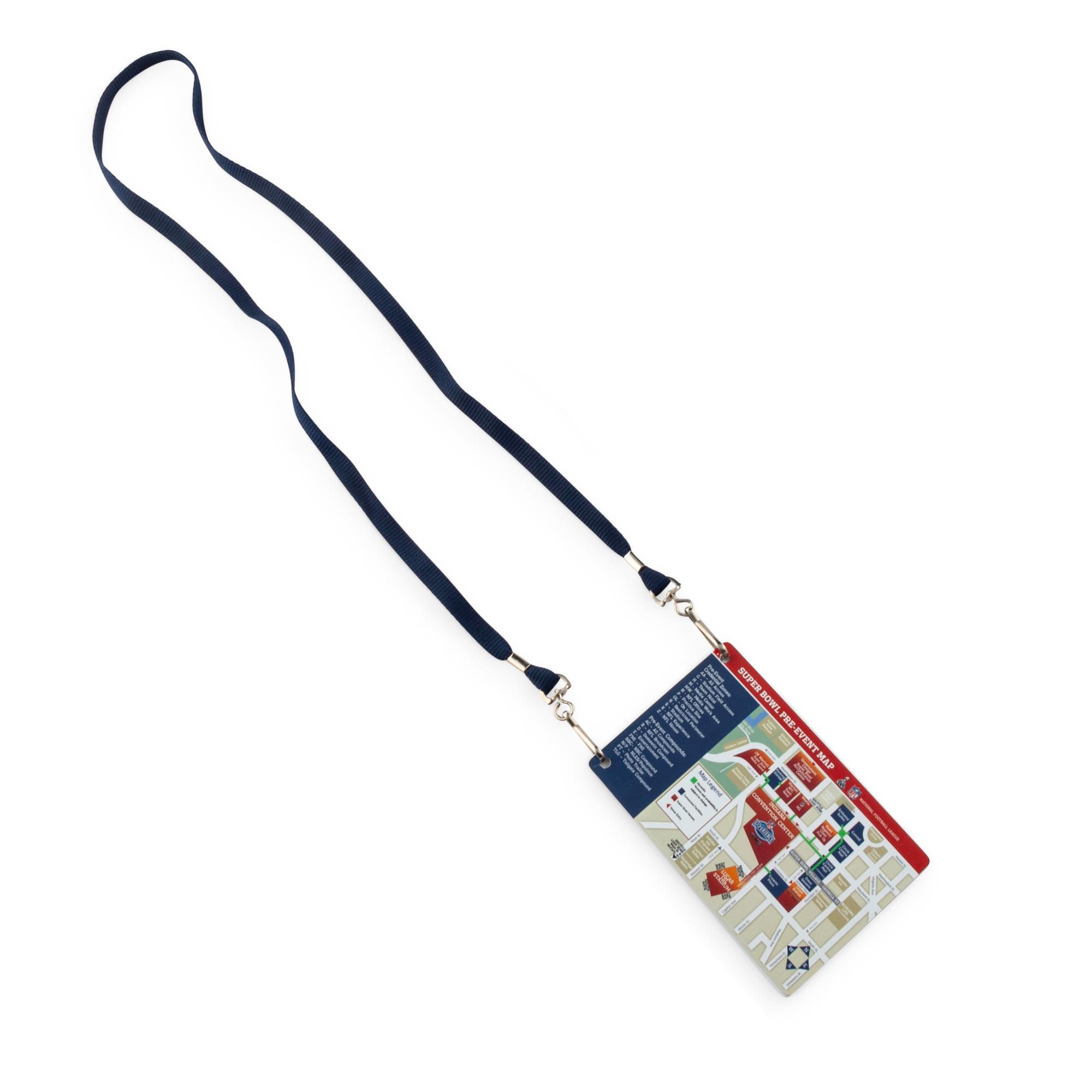 Mike Ditka's Personal Super Bowl XLVI Media Credential