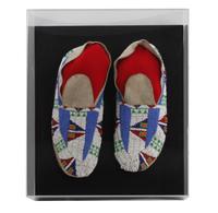 A Pair of Sioux Style Mocassins Length 11 1/2 inches — MID 20TH CENTURY
