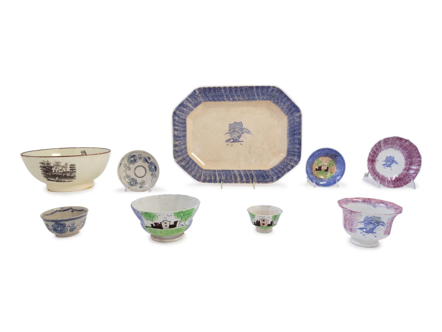 A Group of Staffordshire Pearlware Articles