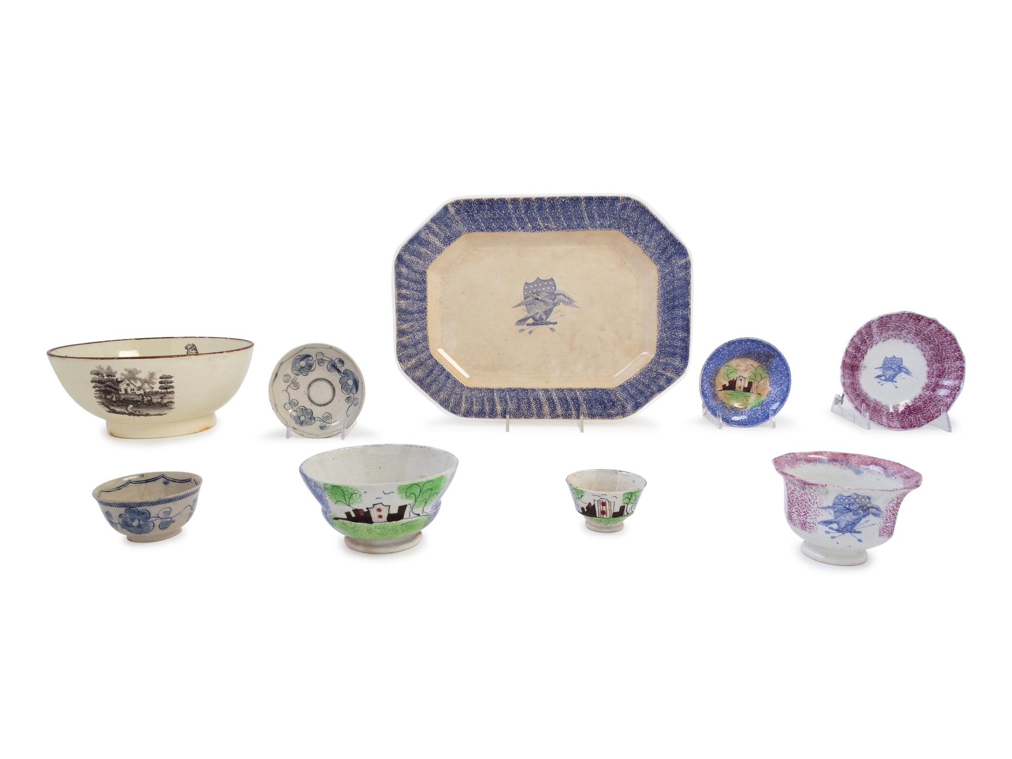 A Group of Staffordshire Pearlware Articles