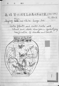 A Blue and White Porcelain Jar