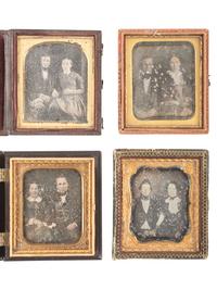 [EARLY PHOTOGRAPHY]. 20 sixth plate daguerreotype portraits of couples.