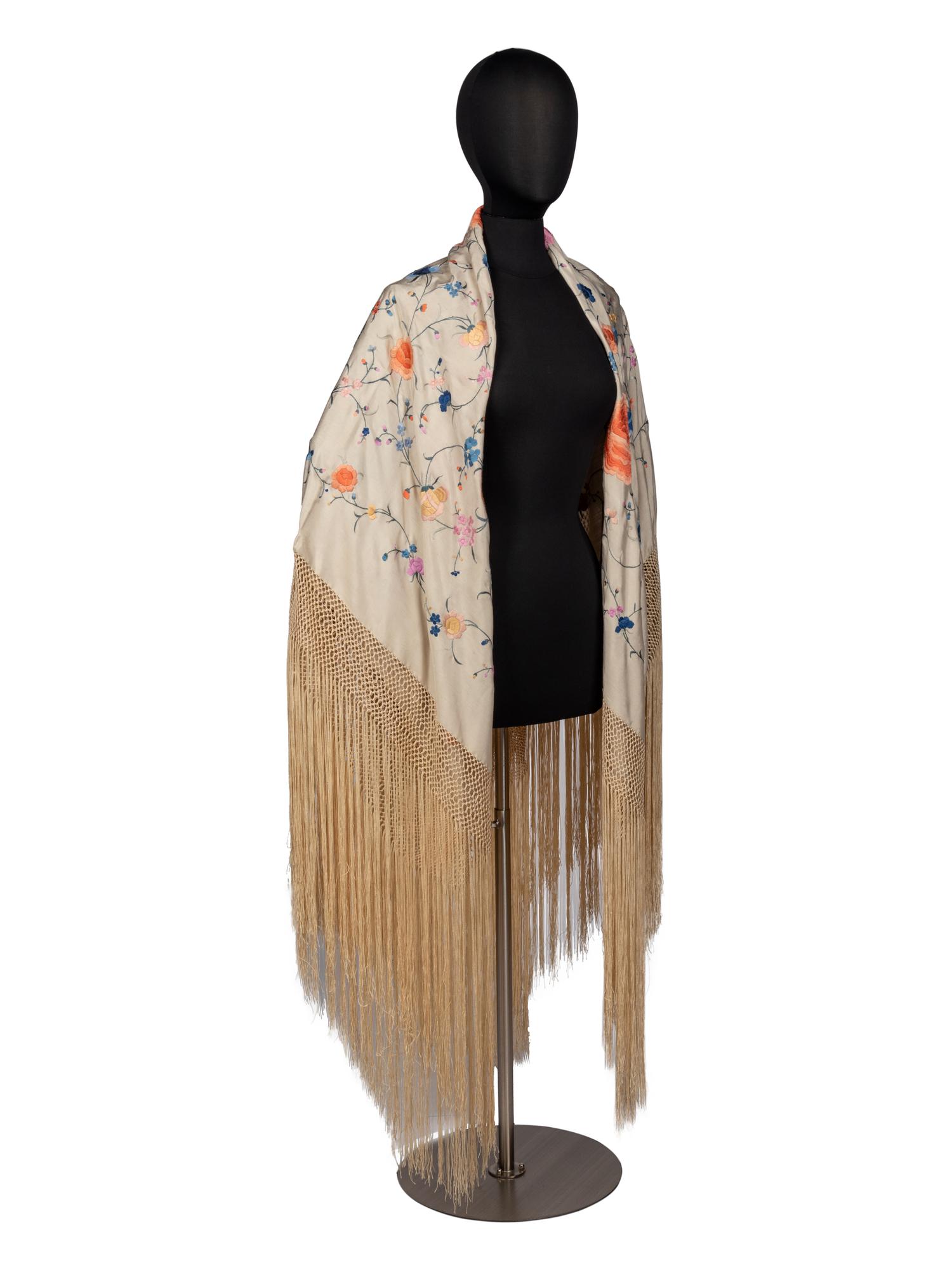 Embroidered Shawl, 1920-30s