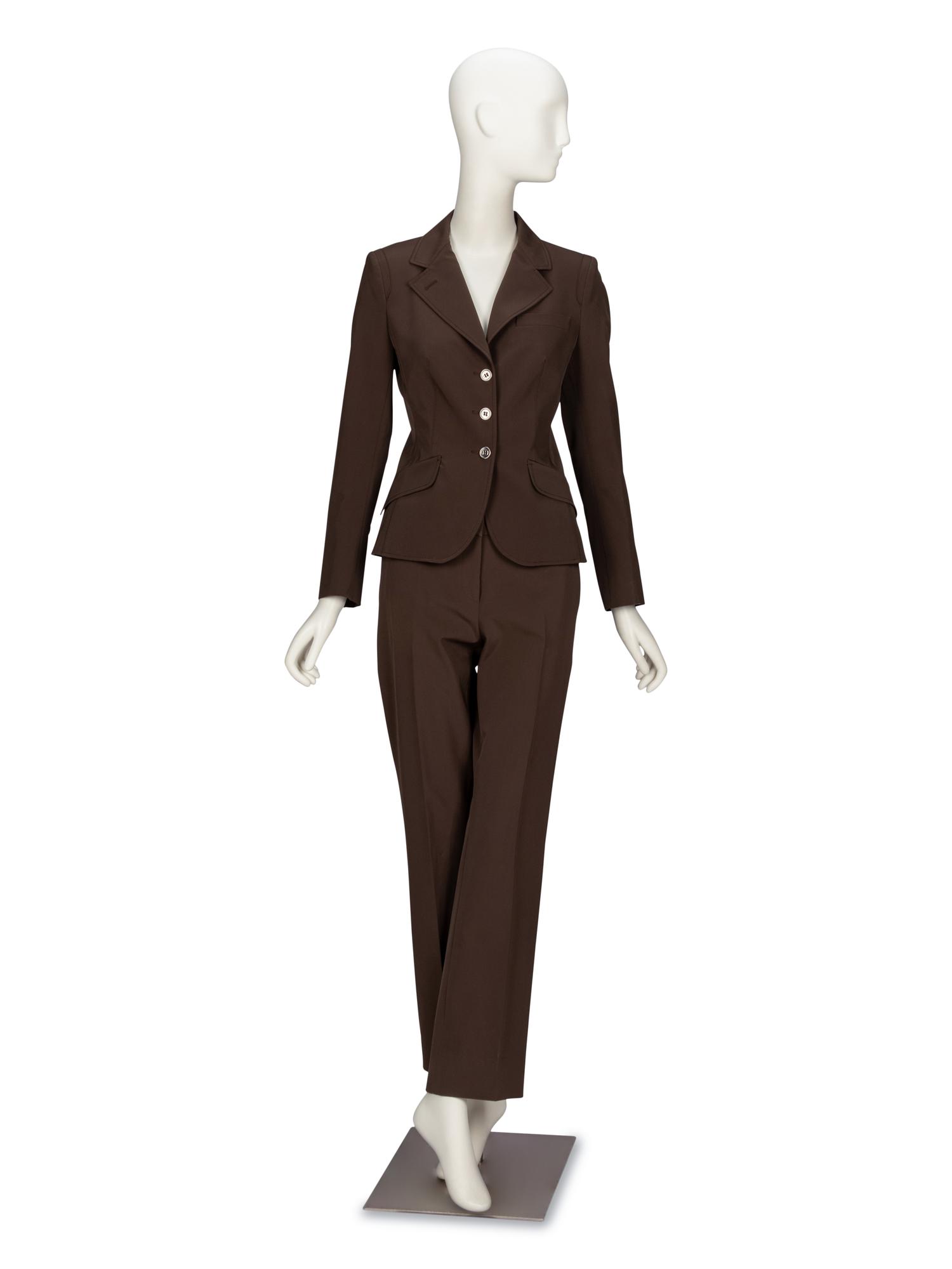 Prada, Khaki Twill Pantsuit