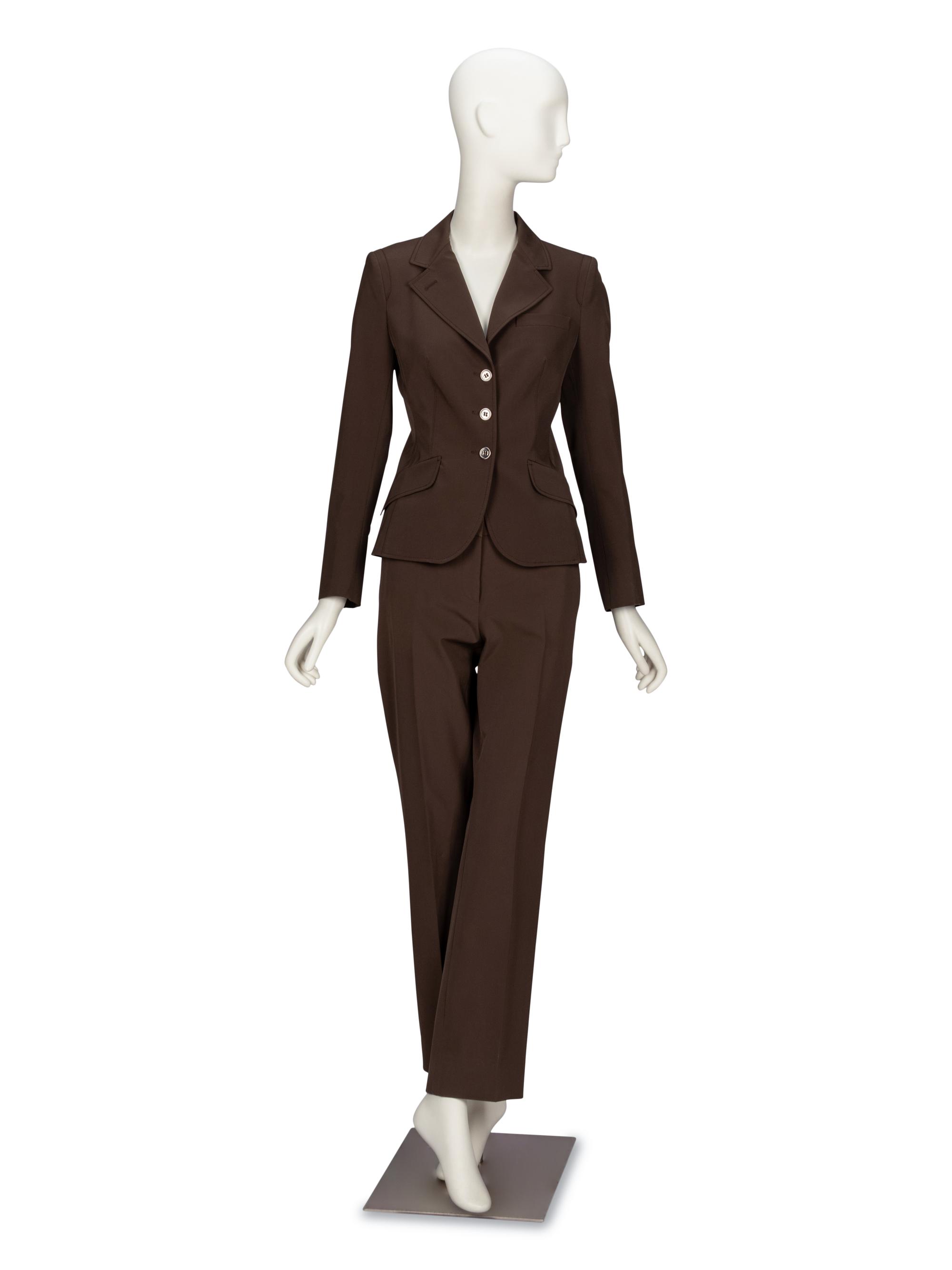 Prada, Khaki Twill Pantsuit