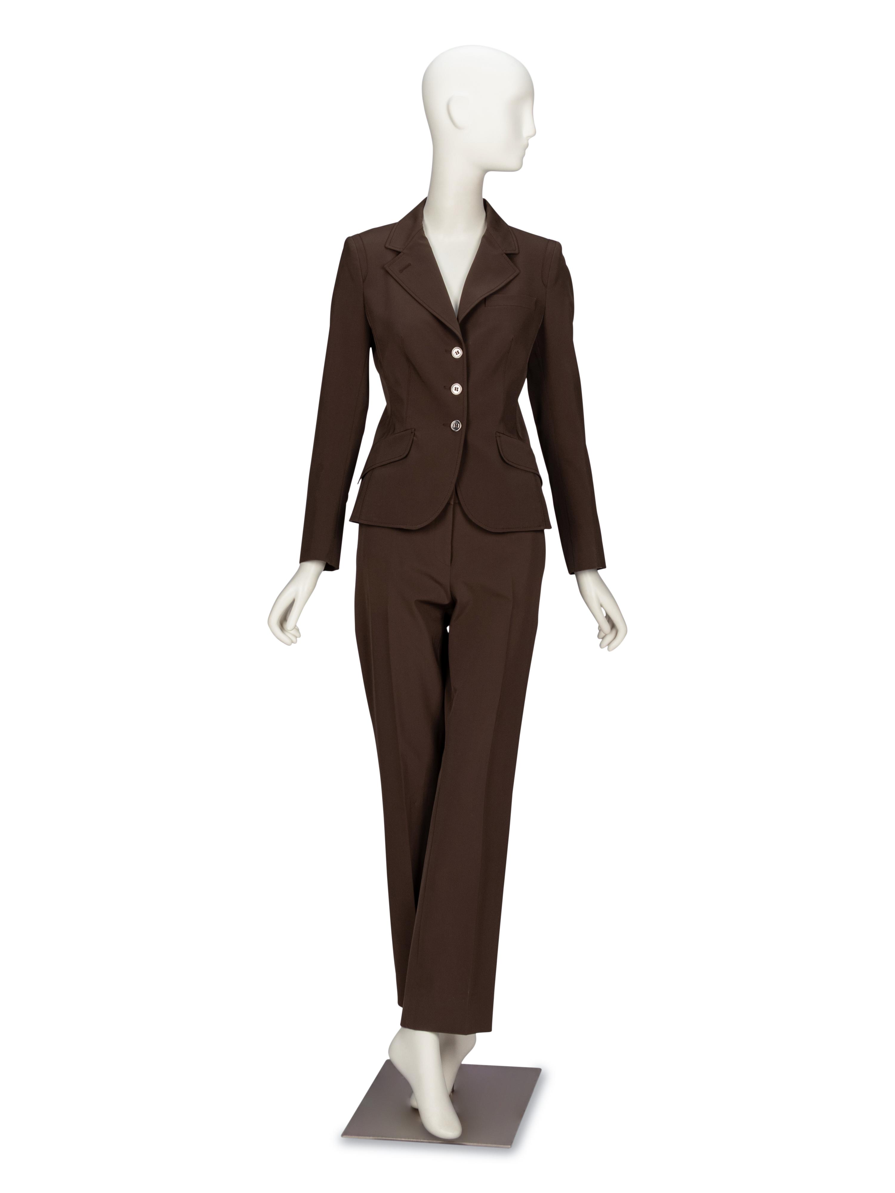 Prada, Khaki Twill Pantsuit