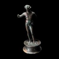 A Roman Bronze Statuette of Apollo