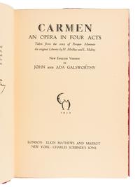 [LITERATURE -- ENGLISH]. A group of 8 works by John Galsworthy and D.H. Lawrence, comprising: