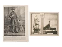 [CIVIL WAR]. Approx. 18 items involving the USS Hartford and Admiral D.G. Farragut, comprising: