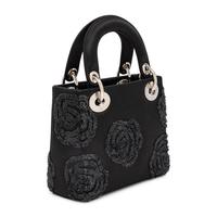 Christian Dior, Mini Lady Dior in Sequin-Embellished Black Satin