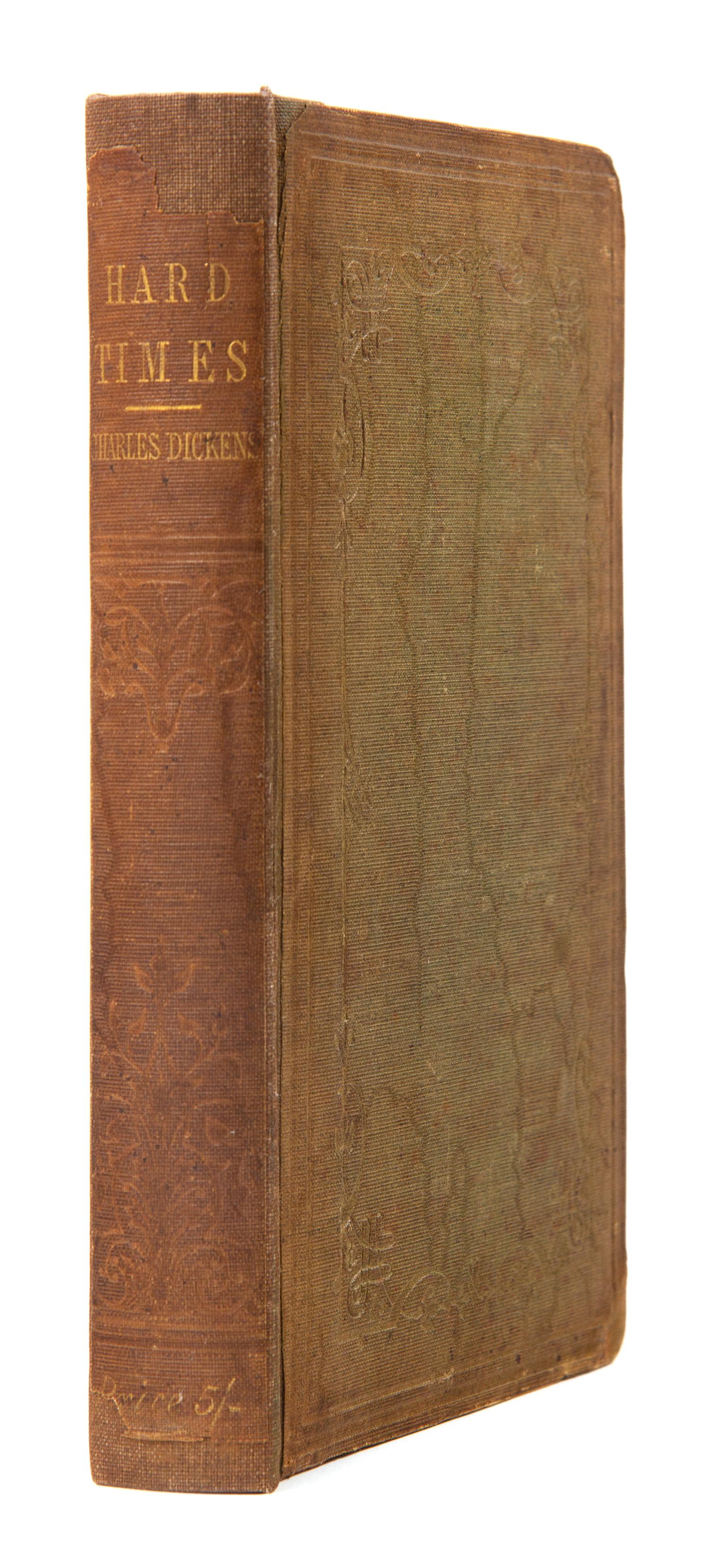 DICKENS, Charles (1812-1870). Hard Times. For These Times. London: Bradbury & Evans, 1854.