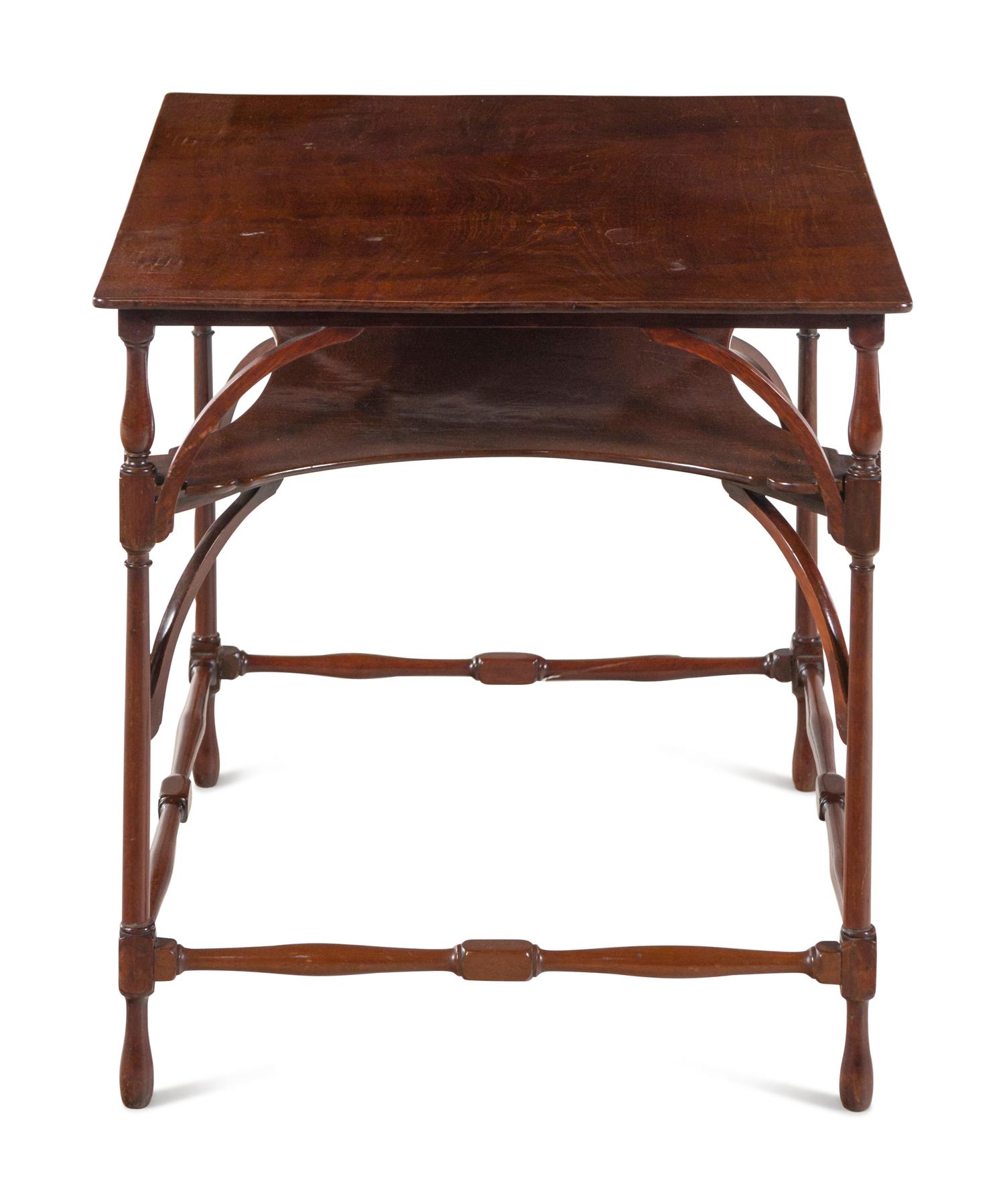 A Regency Style Mahogany Side Table