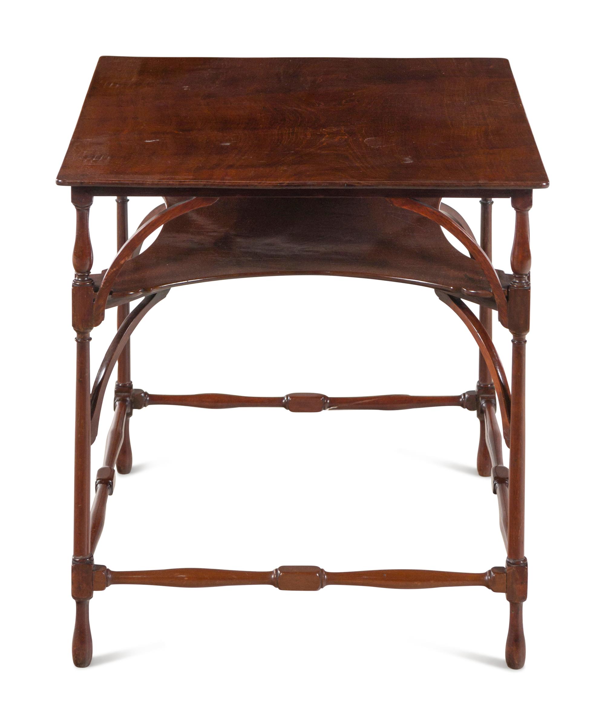 A Regency Style Mahogany Side Table