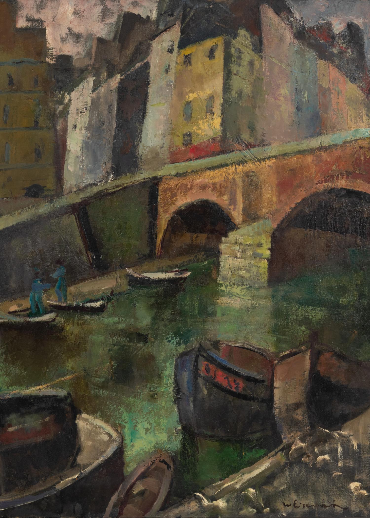 Le Pont Marie à Paris — (Austrian, 1889–1974)