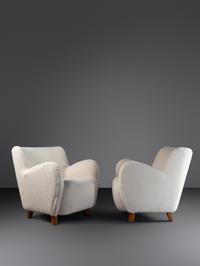 Pair of Armchairs, c. 1945
