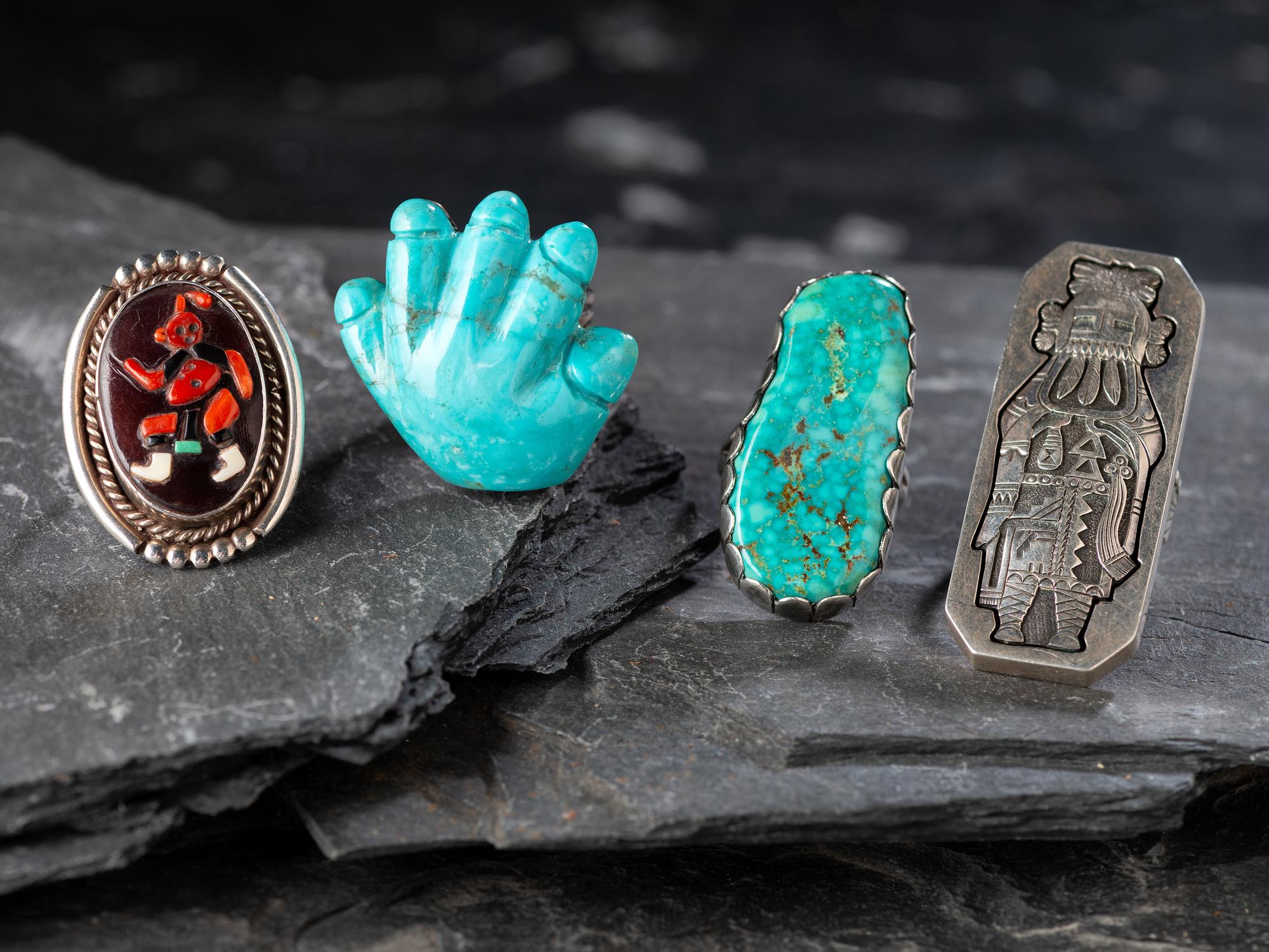 Navajo, Zuni, and Hopi Rings