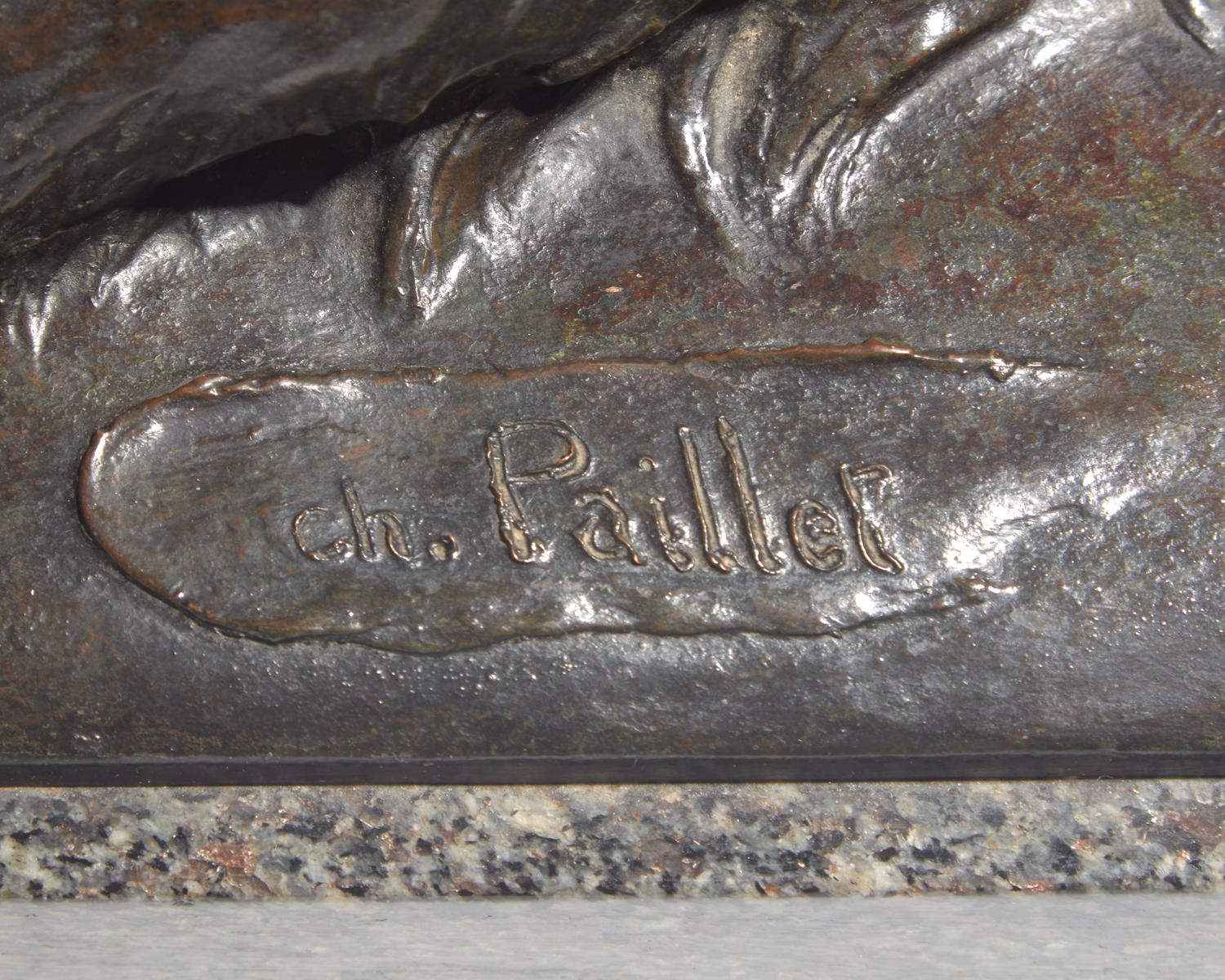 Charles Paillet (French, 1871-1937), A Bronze Sculpture: The Two Friends