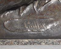 Charles Paillet (French, 1871-1937), A Bronze Sculpture: The Two Friends