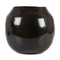 Blackware Pottery Storage Jar