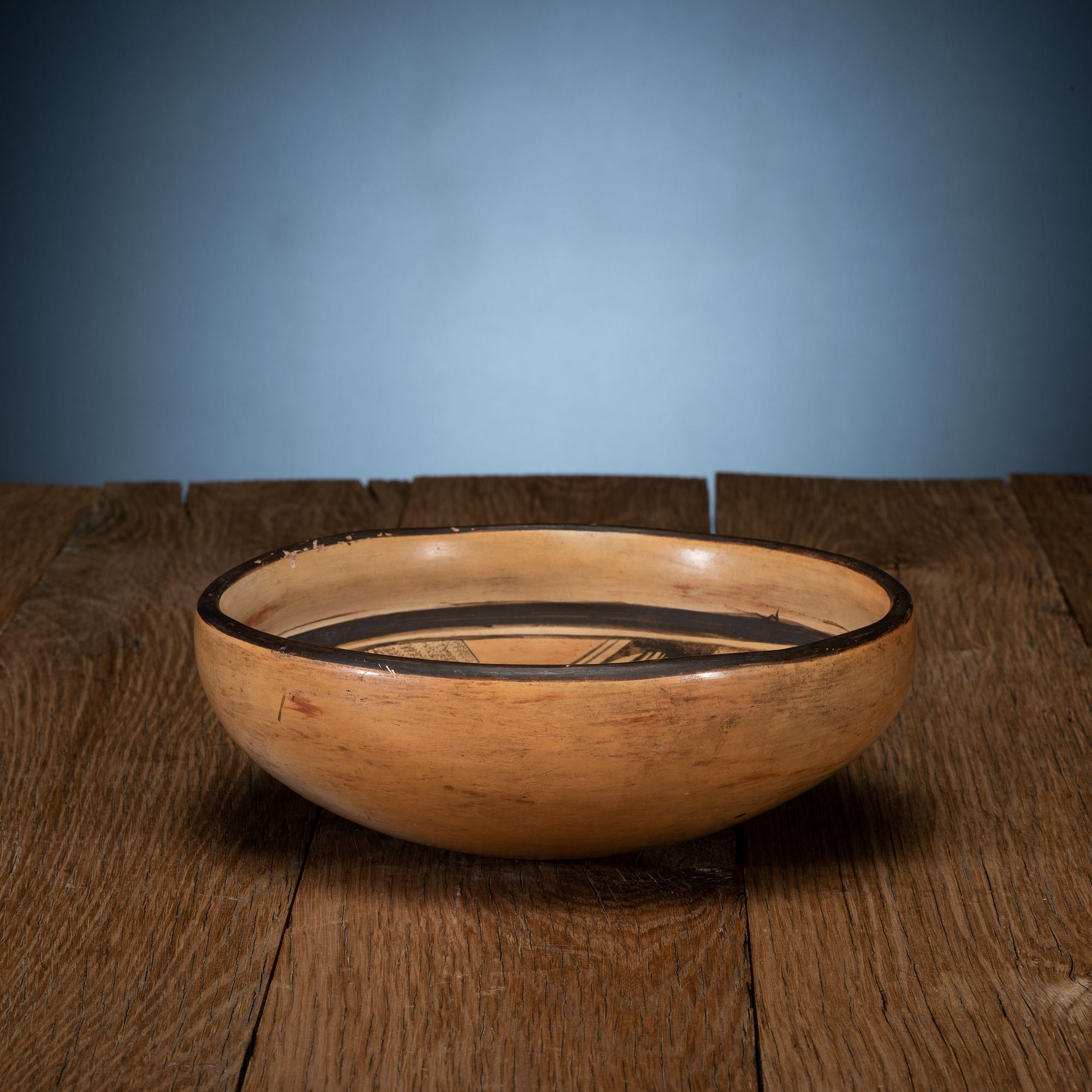 Polychrome Pottery Bowl