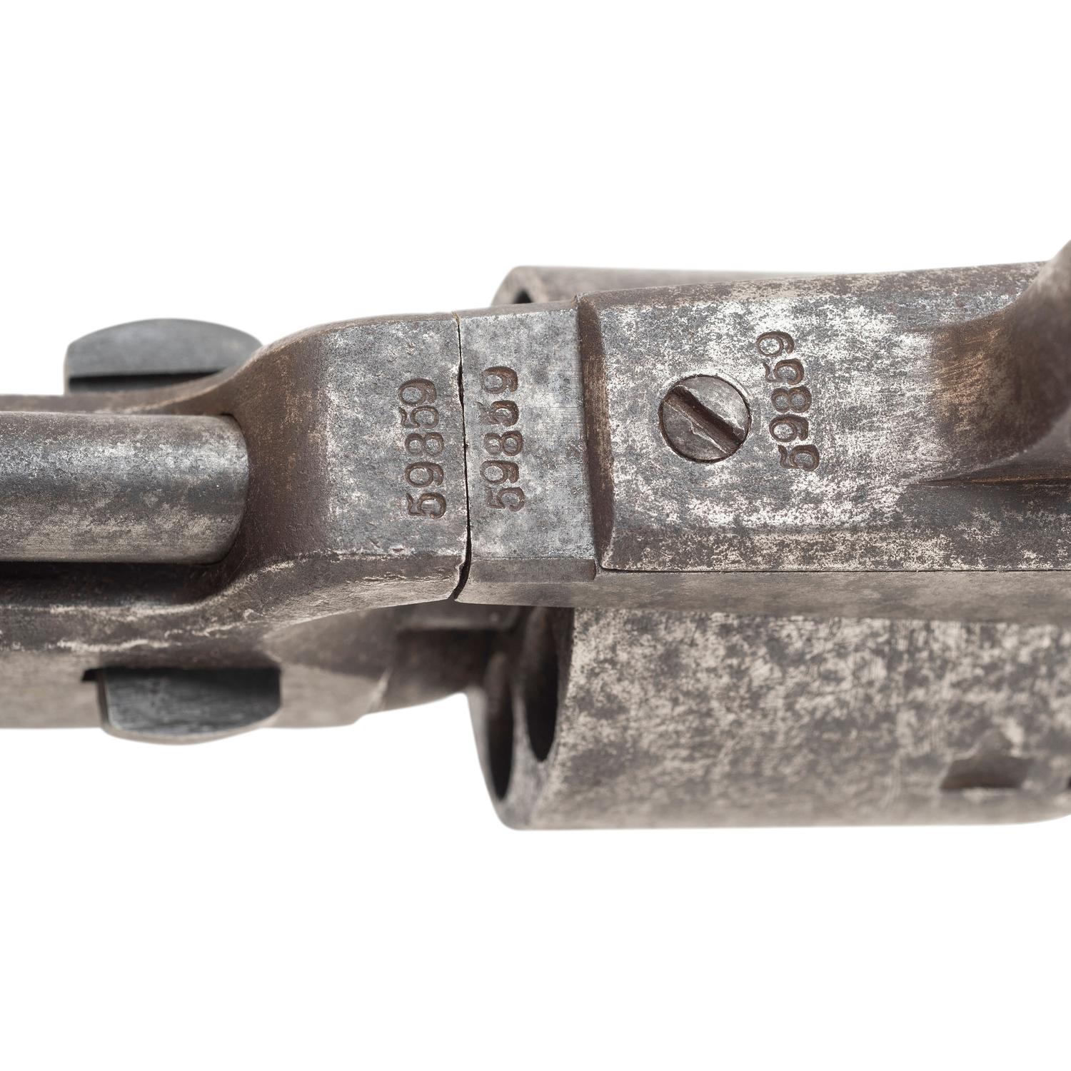 USN Colt Model 1851 "Navy-Navy" Percussion Revolver Delivered to the Boston Navy Yard