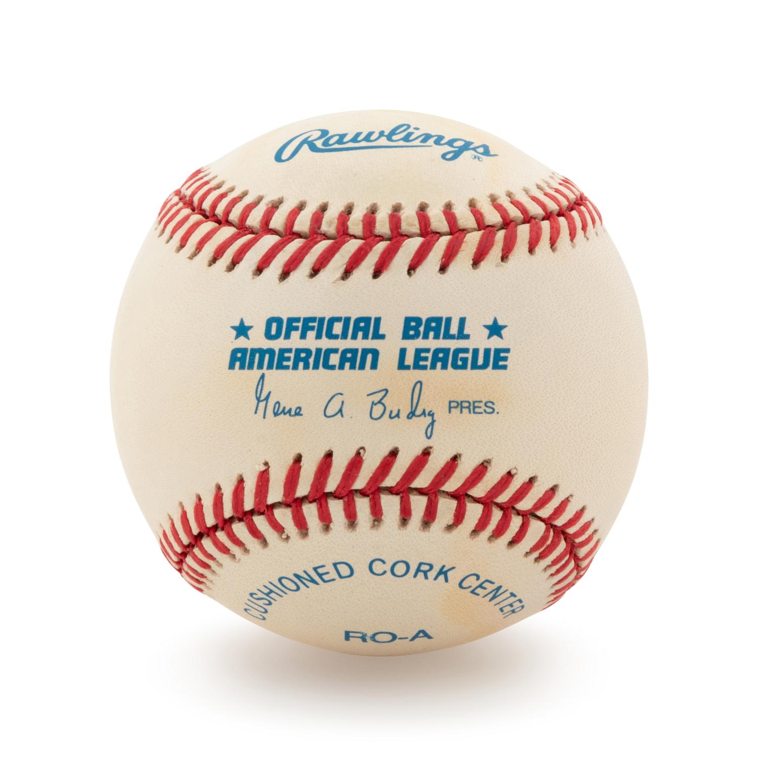A Yogi Berra Single Signed and Inscribed Baseball