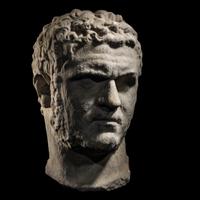 A Roman Marble Portrait Head of the Emperor Caracalla