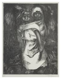 David Alfaro Siqueiros, (Mexican, 1896-1974), Madre Nina