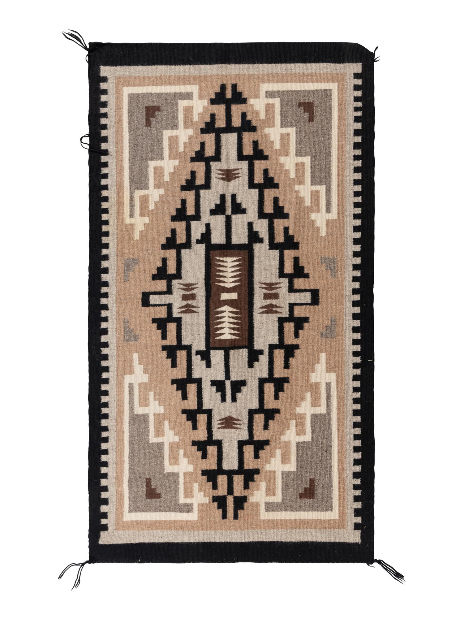 Navajo Two Grey Hills Weaving [Rug]