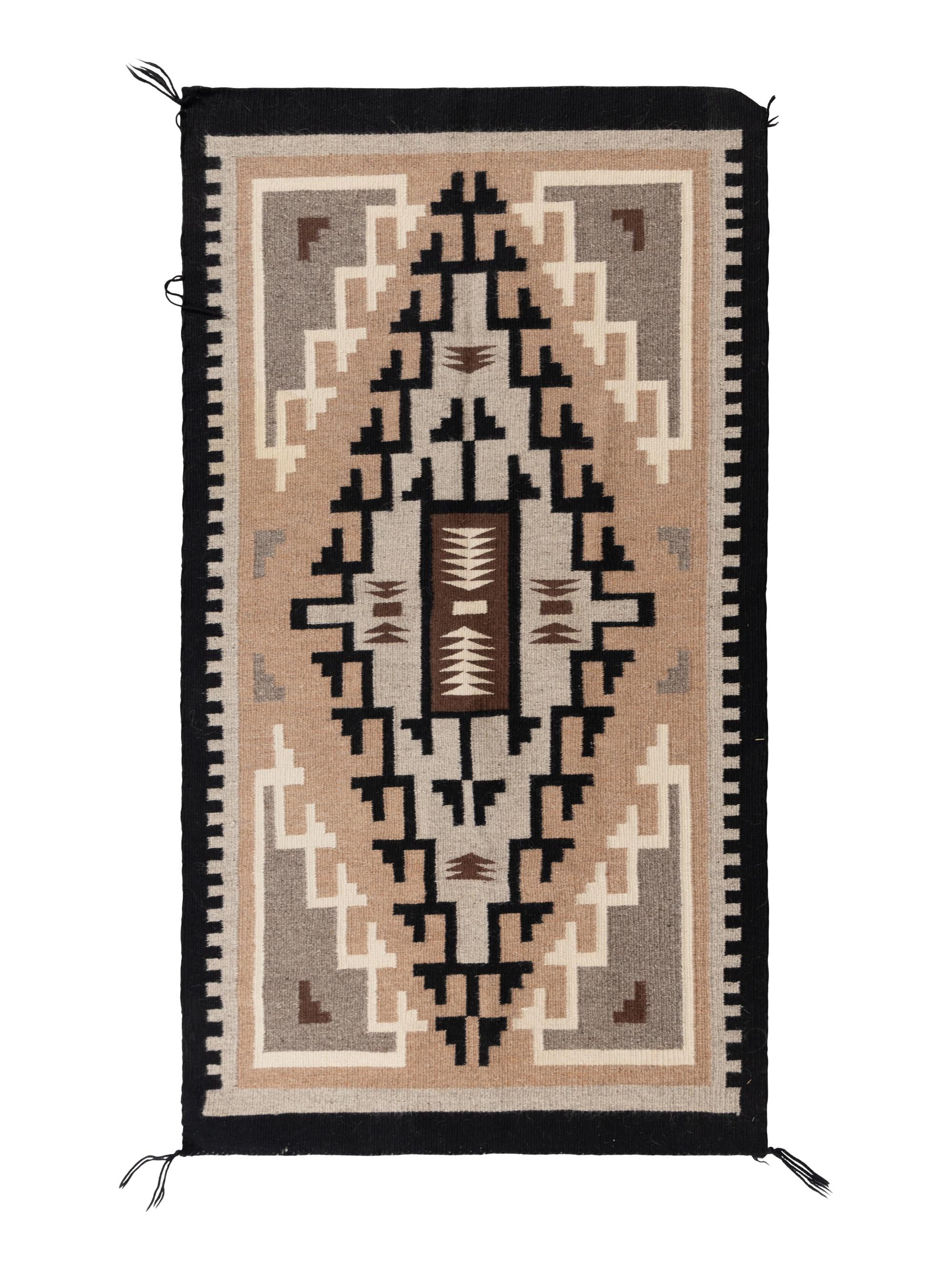 Navajo Two Grey Hills Weaving [Rug]