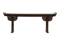A Chiinese Carved Hardwood Altar Table