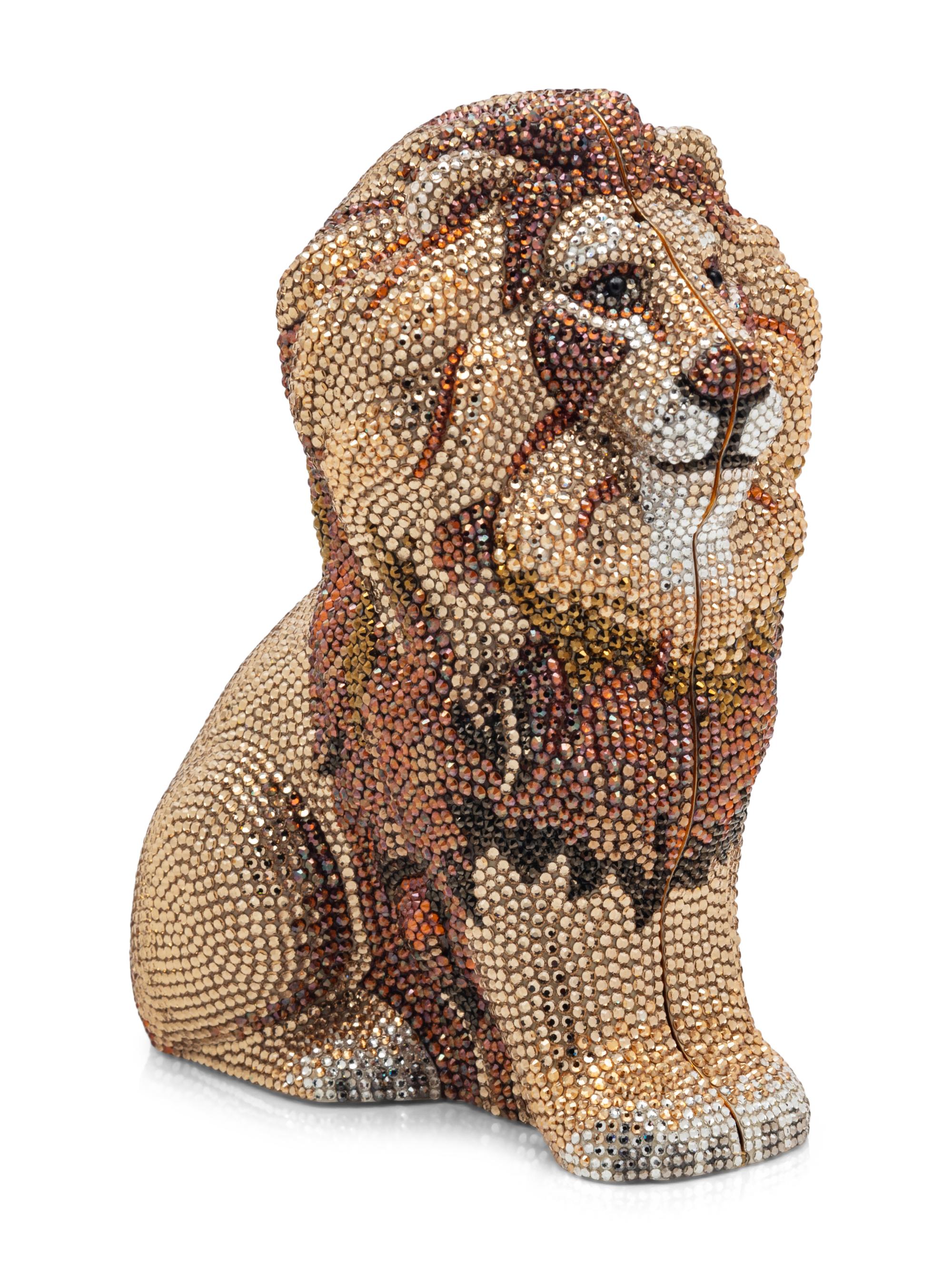 Judith Leiber Lion Miniaudière