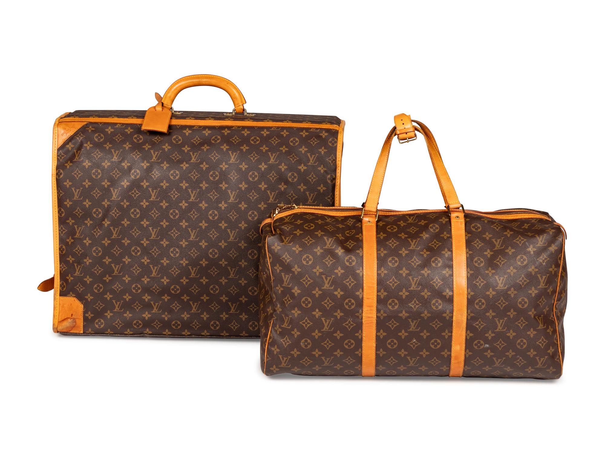 Louis Vuitton, Keepall 55 & Folding Garment Bag