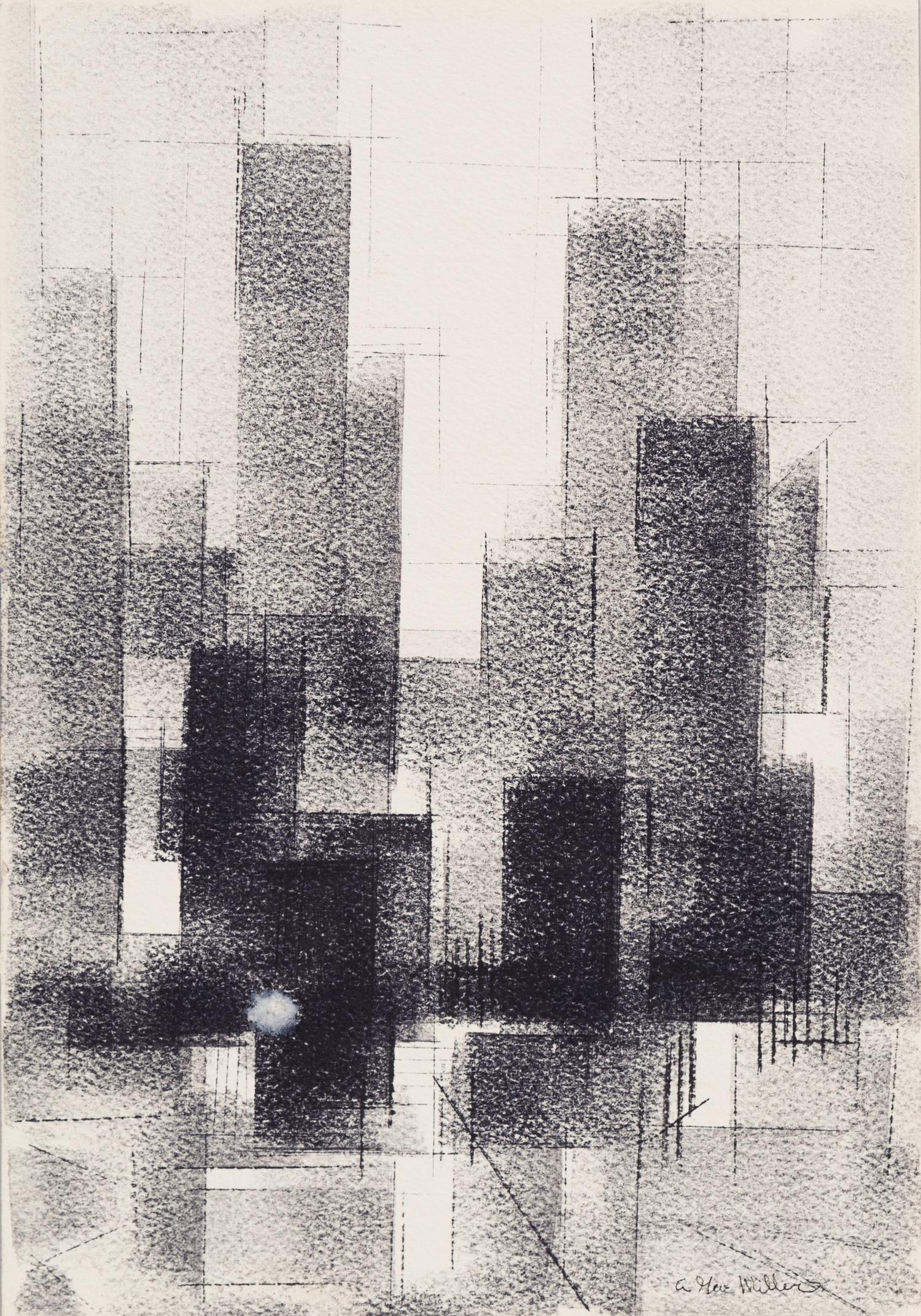 A. George Miller, (American, 1905-1982), Untiled (Abstract Landscapes), c. 1930 (a group of seven works)