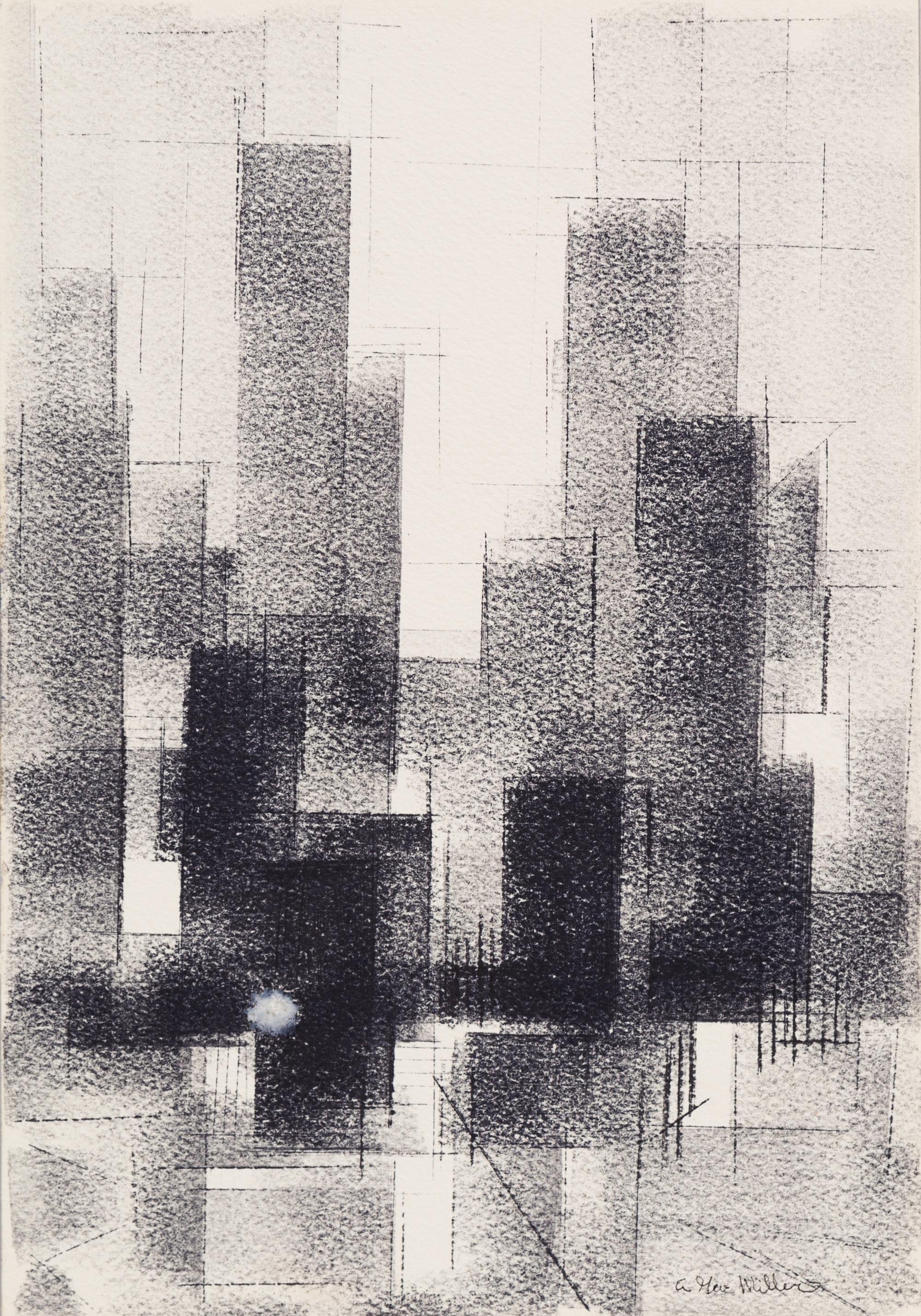 A. George Miller, (American, 1905-1982), Untiled (Abstract Landscapes), c. 1930 (a group of seven works)