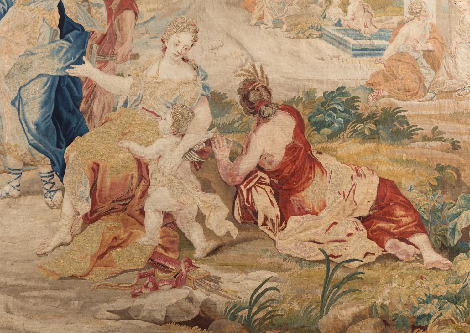 A Brussels Mythological Tapestry from the Series The Adventures of Jupiter and Mercury