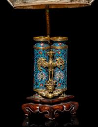 A Chinese Cloisonné Enamel Champion Vase